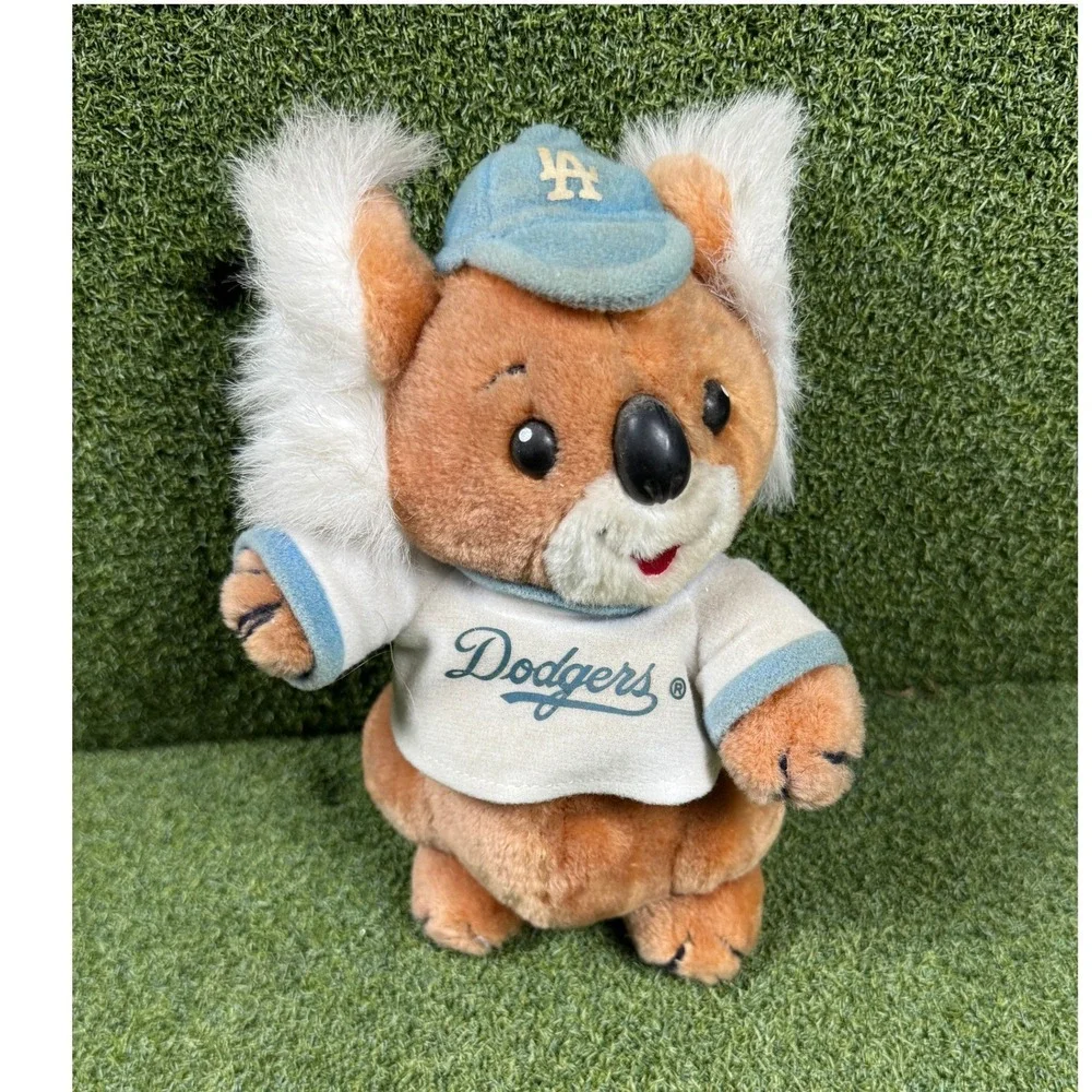 Vintage Los Angeles Dodgers Koala Plush Toy‎ MLB Baseball Fan Mascot 10in